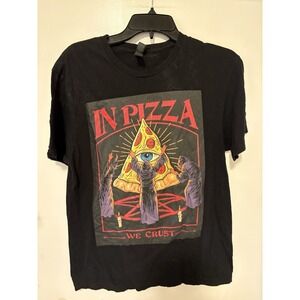 In Pizza We Crust Cult Graphic T-shirt Size M